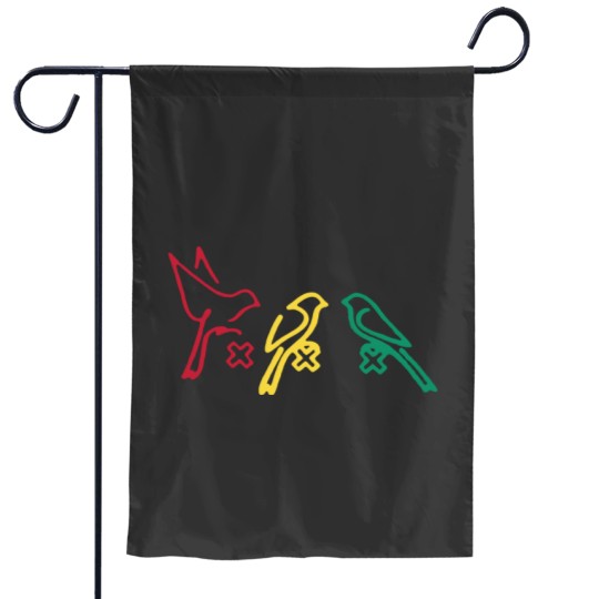 Discover Bob Marley Three Birds Garden Flags
