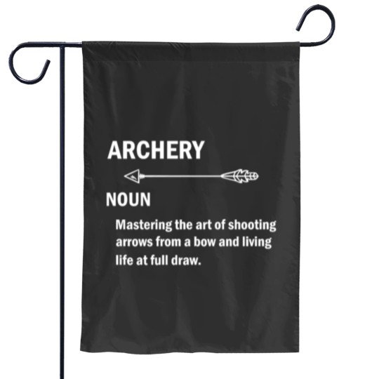 Discover Archery Funny Definition Garden Flags