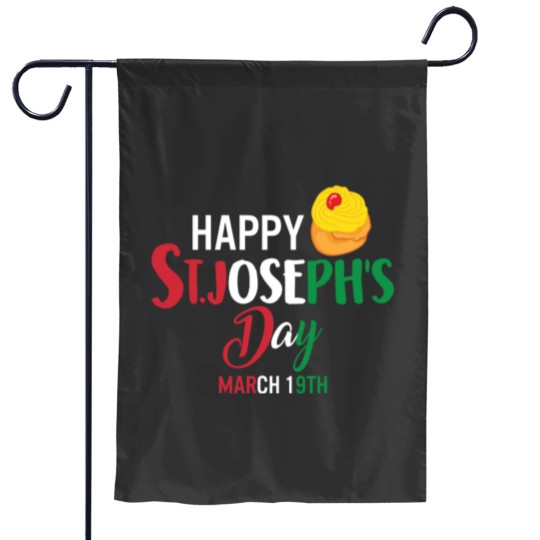 Discover Happy St Joseph's Day Jesus Sfingi Zeppole Christ Garden Flags