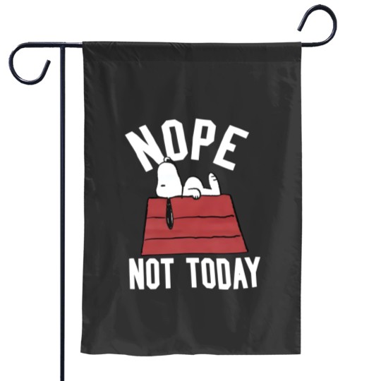Discover Snoopy Nope Not Today Garden Flags