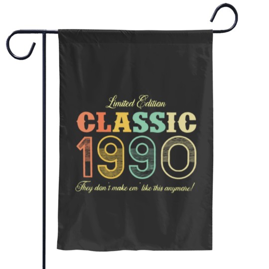 Discover 33rd birthday Garden Flags. Classic Since 1990. 33rd birthday gift. 33 year old Garden Flags Gift
