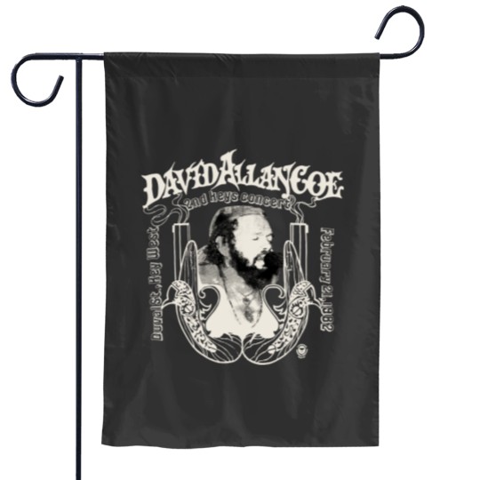 Discover David Allan Coe 1982 Vintage Garden Flags