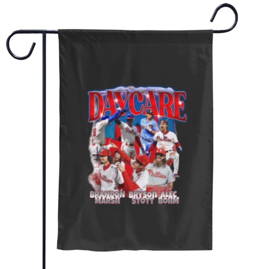 Discover Vintage Daycare Baseball Garden Flags, Bryson Stott Alec Bohm Brandon Marsh