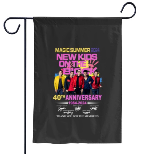 Discover Magic Summer 2024 NK on The Block 40th Anniversary 1984  2024 Thank You Garden Flags