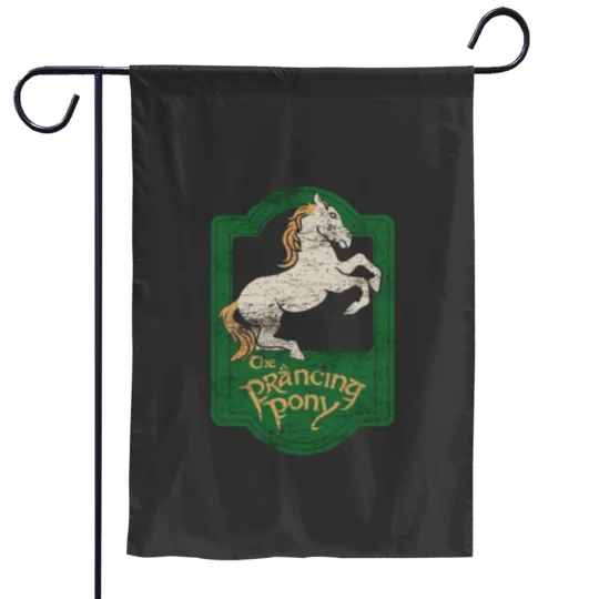 Discover The Lord Of The Rings Prancing Pony Sign Garden Flags