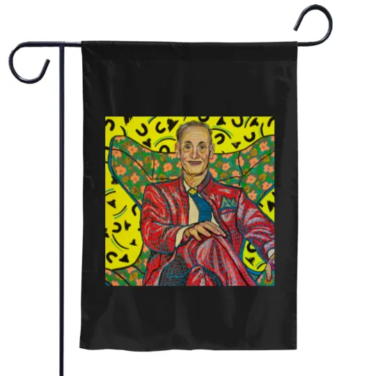Discover John waters portrait Garden Flags