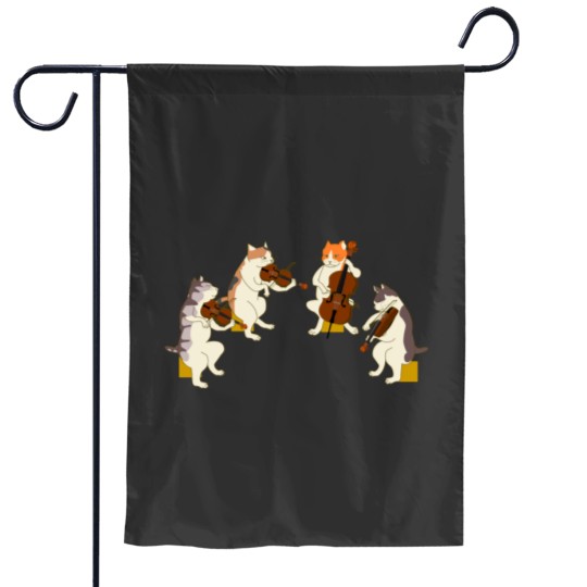 Discover Cat Symphony Garden Flags