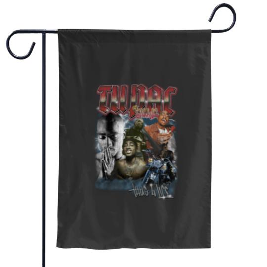 Discover 2Pac Tupac Shakur Garden Flags, Vintage 2Pac Rapper