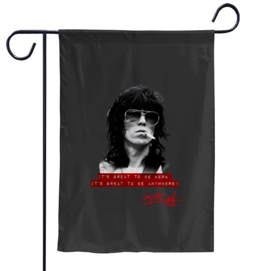 Discover keith Richards Famous Quotes - Unisex Fashion Garden Flags