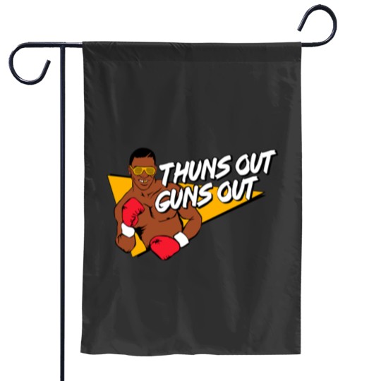 Discover Mike Tyson Thuns Out s Out Garden Flags
