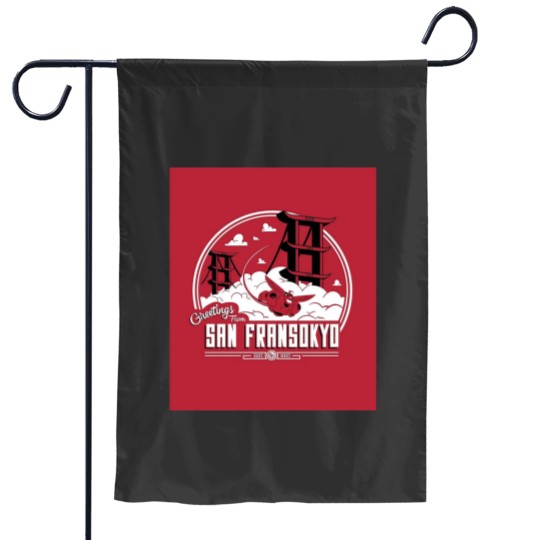 Discover San Fransokyo Greetings Garden Flag