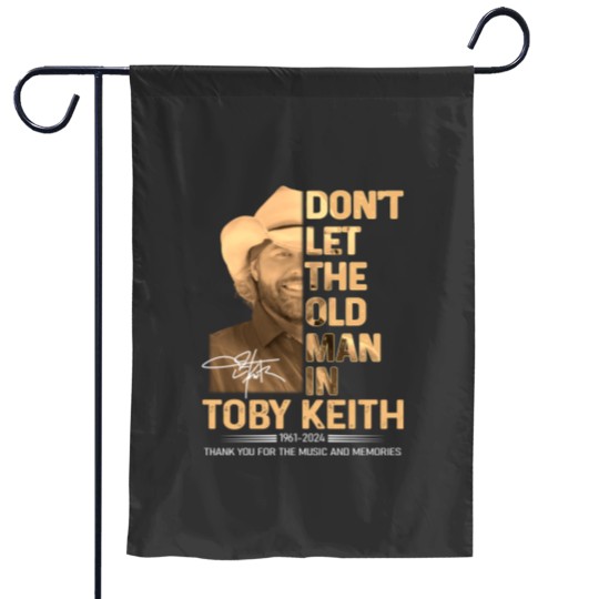Discover Toby Keith memory black Garden Flags