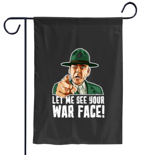 Discover Sgt. Hartman - Full Metal Jacket - Garden Flags