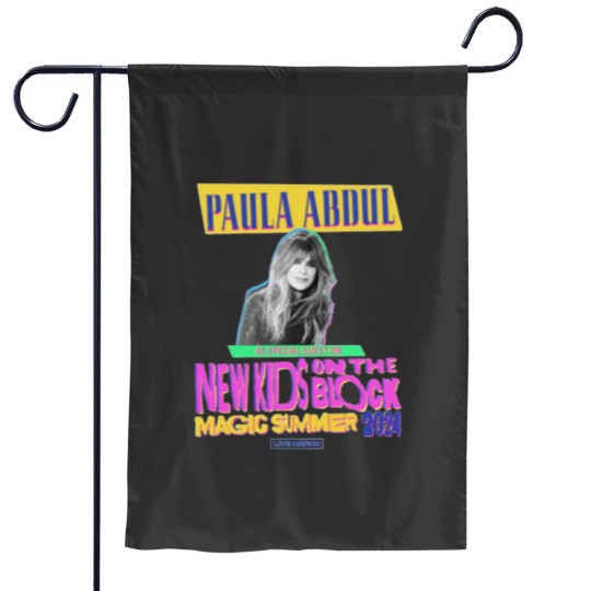 Discover Paula Abdul NK on The Block THE MAGIC SUMMER 2024 Tour Garden Flags