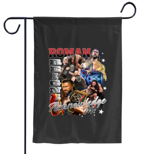 Discover Roman Reigns Bootleg Style Garden Flags, Roman Reigns Garden Flags
