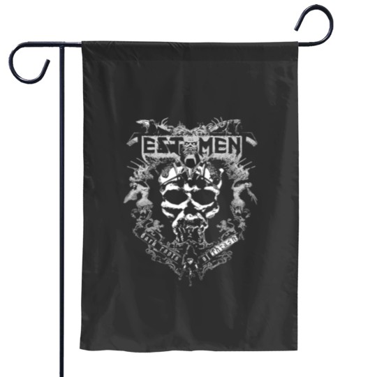 Discover Testament Unisex Garden Flags: Dark Roots Of Thrash