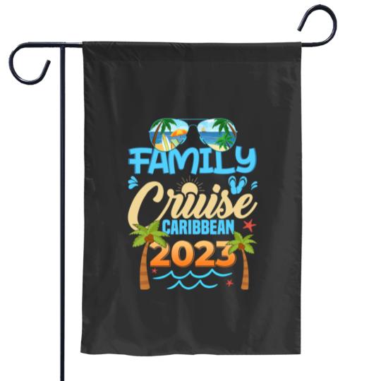 Discover Family Cruise Caribbean 2023 Summer Matching Vacation 2023 Garden Flags