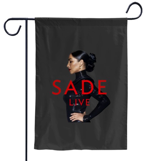 Discover Rare! Sade Adu Live In Concert Cotton Black All Size Men Women Garden Flags