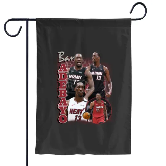 Discover Bam Adebayo Garden Flags, basketball Garden Flags