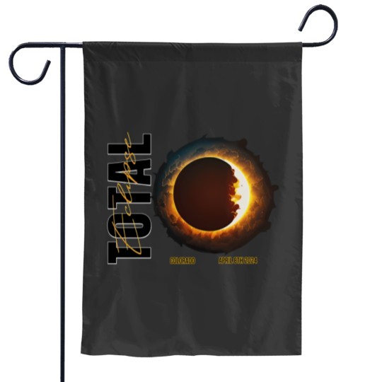 Discover Custom Total Solar Eclipse April 2024 Garden Flags, America Totality Eclipse 2024