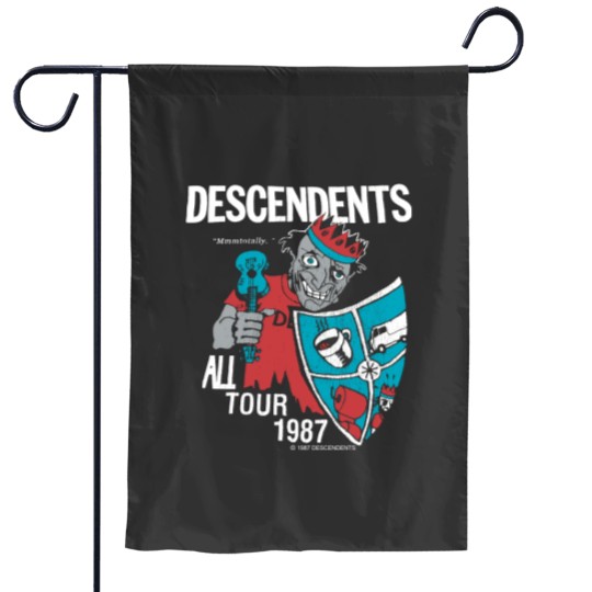 Discover Descendents - Vintage 1987 Garden Flags