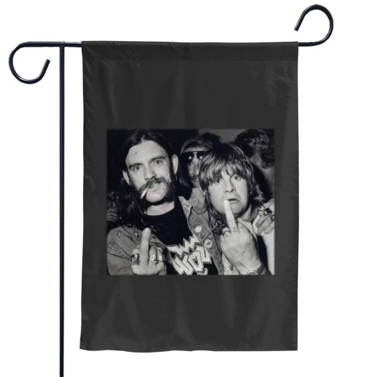Discover "Lemmy and Ozzy" Garden Flags