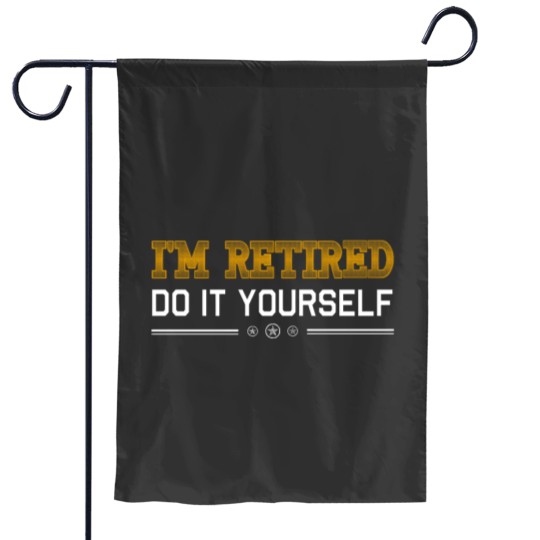 Discover Retirement DIY Garden Flag