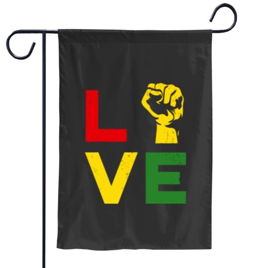 Discover Juneteenth Vintage Love Emancipation Day Melanin Black Pride Garden Flags