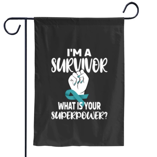 Discover Cervical Cancer Survivor Cervical Cancer Awareness Garden Flags