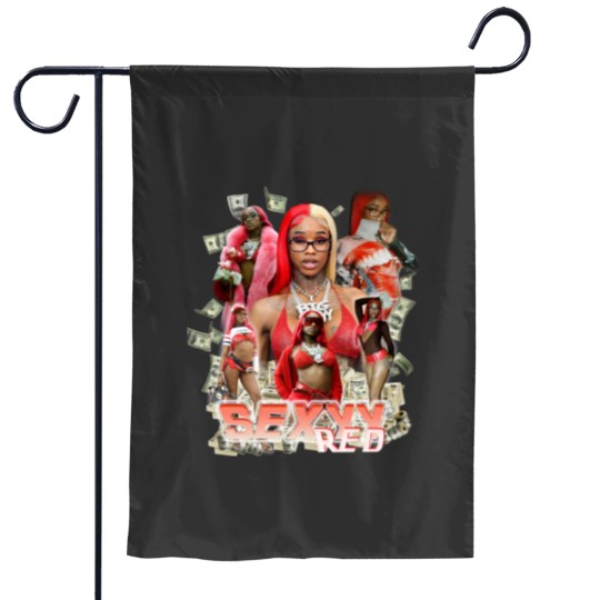 Discover Sexxy Red Tour 2023, Limited Sexyy Red Garden Flags, Vintage Sexyy Red 90s Garden Flags