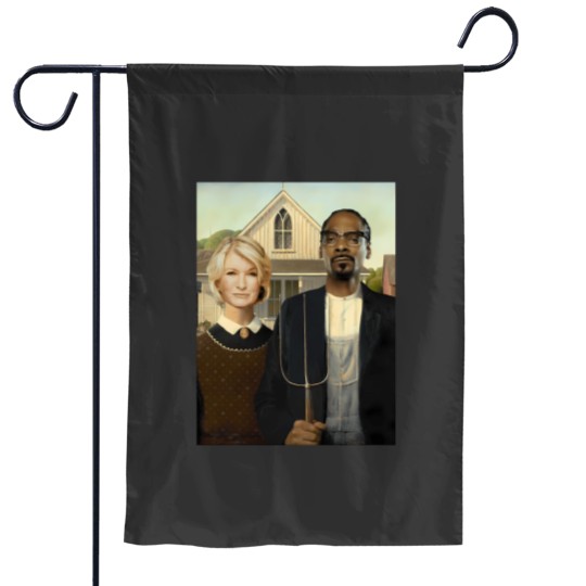 Discover Snoop Martha American Gothic Garden Flags