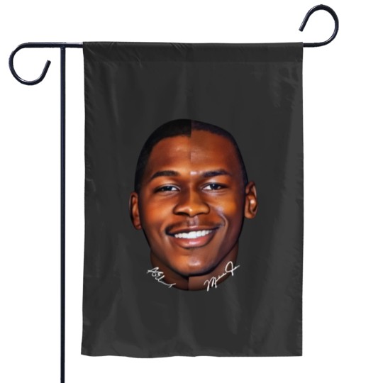 Discover Anthony Edwards Michael Jordan Timberwolves Graphic Garden Flags