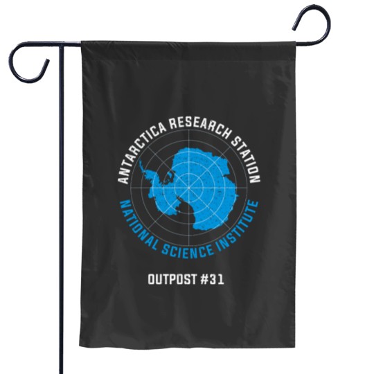 Discover Antartica Research Station Garden Flags