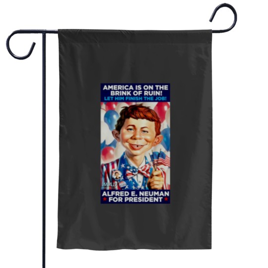 Discover Alfred E. Neuman for Garden Flags