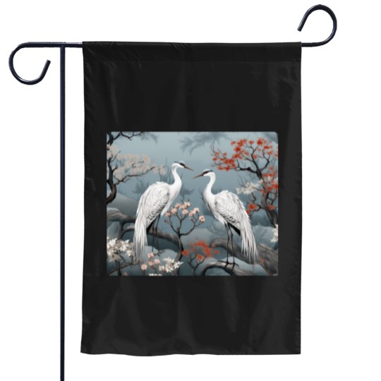 Discover japanese garden Garden Flags