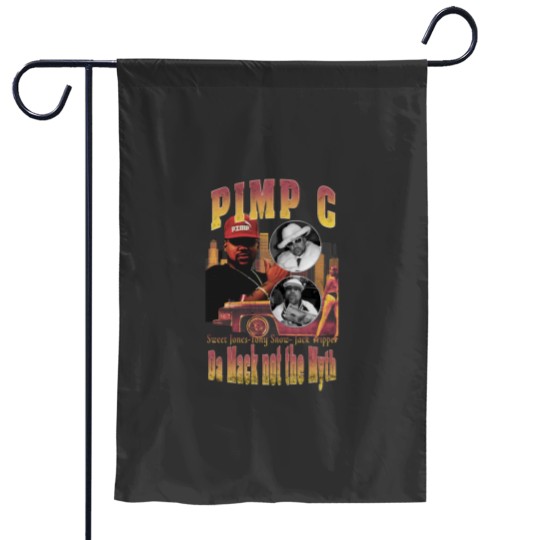 Discover Pimp C Da Mack Not The Myth Garden Flags