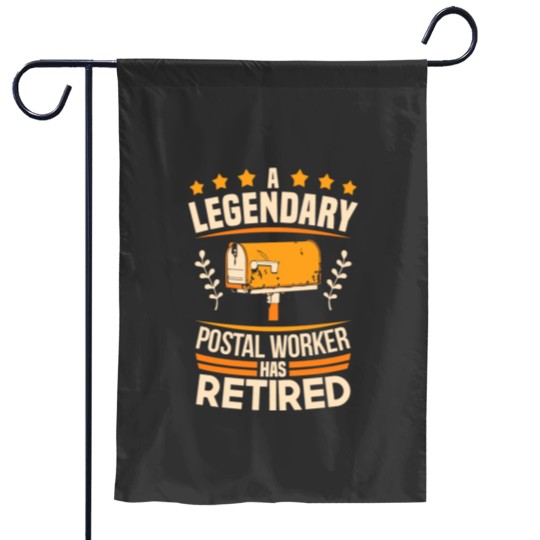 Discover Postal Worker, Retired Postal Worker Garden Flags