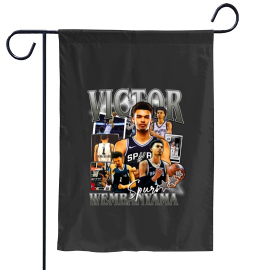 Discover Victor Wembanyama San Antonio Basketball Garden Flags