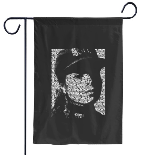 Discover Exclusive Janet Jackson "Rhythm Nation" Lyric Garden Flags