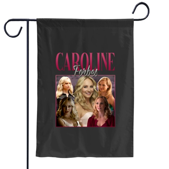 Discover Caroline Forbes Vintage Washed Garden Flags, Actress Graphic Unisex Garden Flags