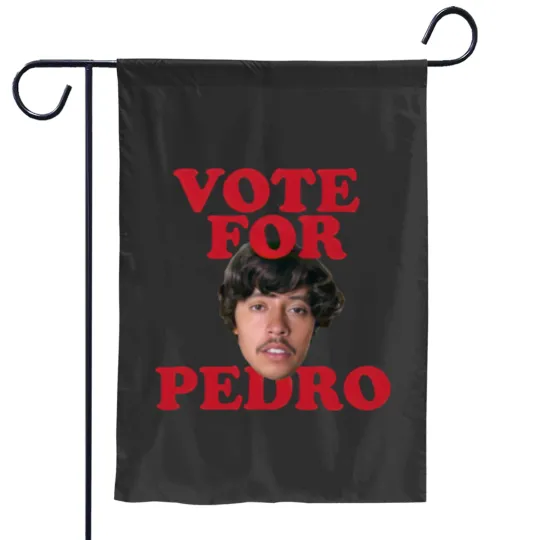 Discover Vote For Pedro Garden Flags Funny Garden Flags Short Sleeve White Garden Flags