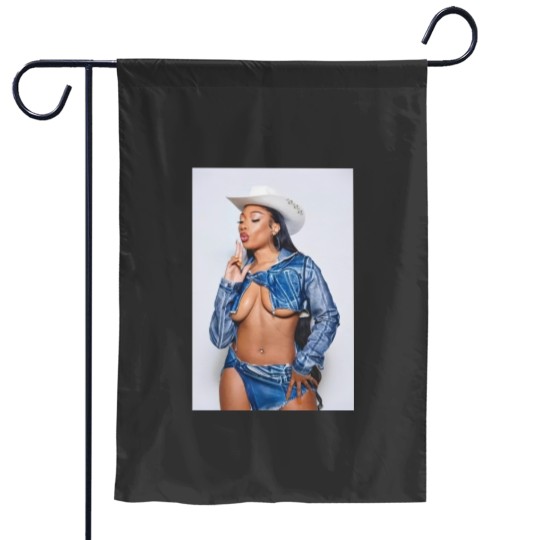 Discover Megan Thee Stallion Garden Flags, Megan Thee Stallion Summer 2024 Tour Garden Flags