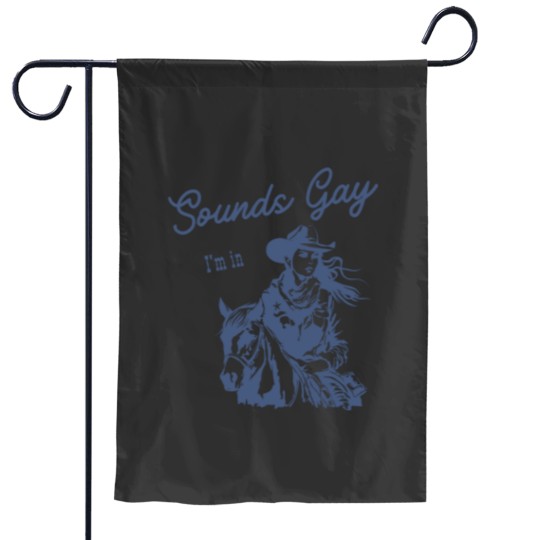 Discover Sapphic Pride Garden Flag - Sounds Gay I'm In