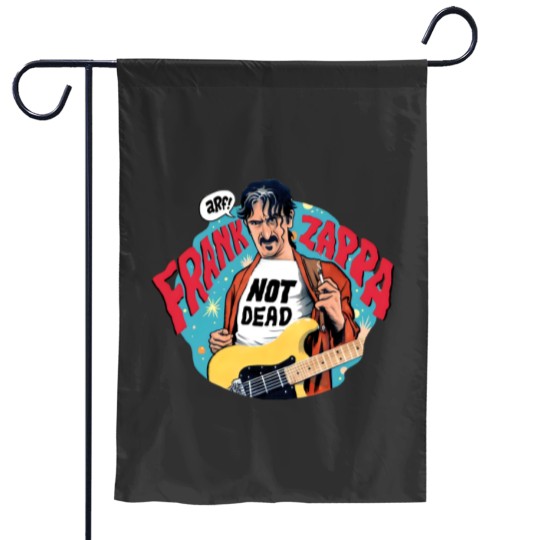 Discover Frank Zappa Garden Flags with Fun Quotes
