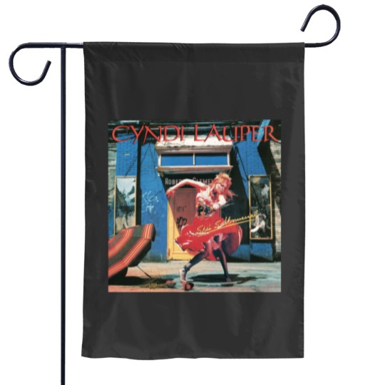 Discover Cyndi Lauper Shes So Unusual Garden Flags
