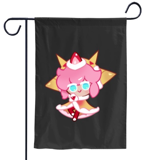Discover Strawberry Crepe Cookie!-Cookie Run-Kingdom Garden Flags