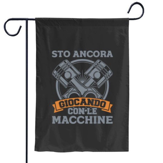 Discover Mens Car Mechanic Funny Gift Playcar Garden Flags