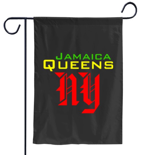 Discover Jamaica Queens Garden Flags