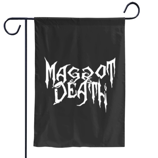 Discover Maggot Death Garden Flags