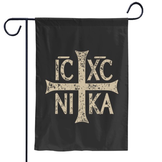 Discover Ic Xc Ni Ka Christogram Cross Orthodox Christian Coffee Then Garden Flags